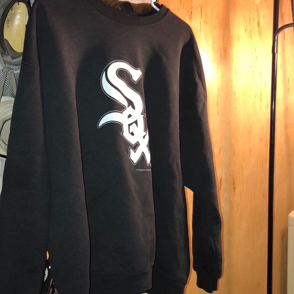 vintage white sox crew neck